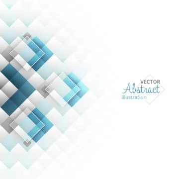 Abstract background. Square shapes. Vector illustration. Stock Illustration