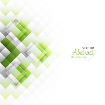 Abstract background. Square shapes. Vector illustration. Stock Illustration
