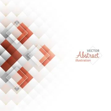 Abstract background. Square shapes. Vector illustration. Stock Illustration