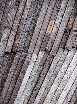 Abstract background of a square stone stacked obliquely to the side Stock Photos