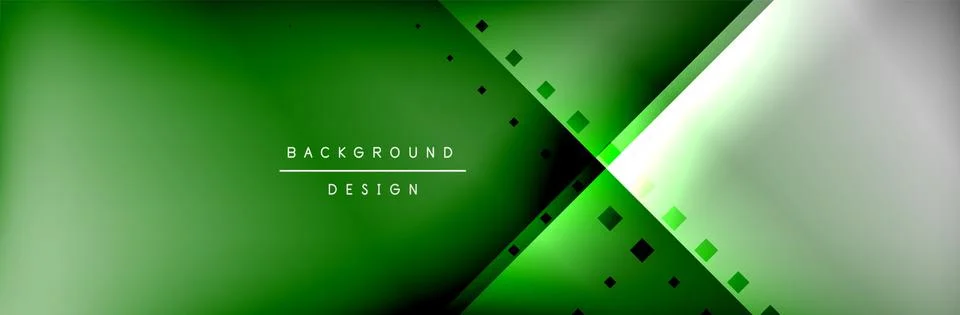 Abstract background - squares and lines composition created with lights and Stock Illustration