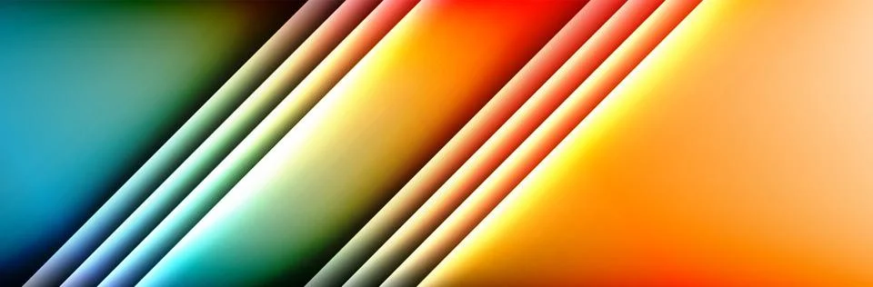Abstract background - squares and lines composition created with lights and Stock Illustration