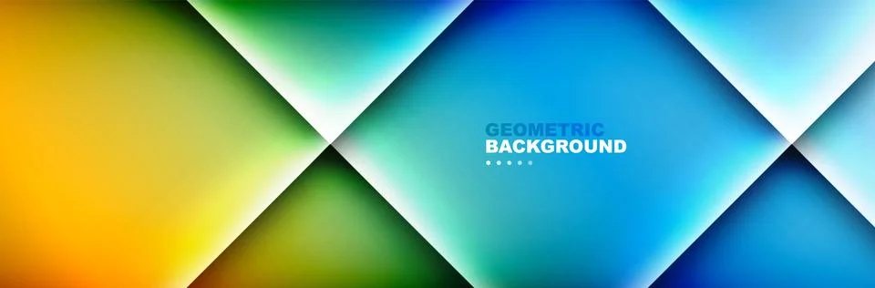 Abstract background - squares and lines composition created with lights and Stock Illustration