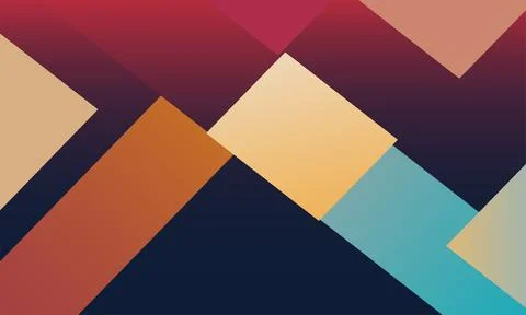 Abstract background with squares and rectangles in red and blue colors 스톡 일러스트