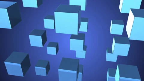 Abstract background with squares.  cube animation. 4K video Stock Footage 149149578
