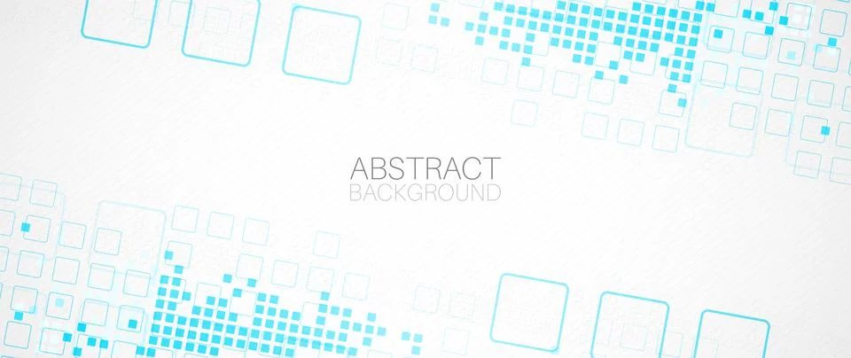 Abstract background with squares. Structure pattern technology backdrop. Vect Stock Illustration