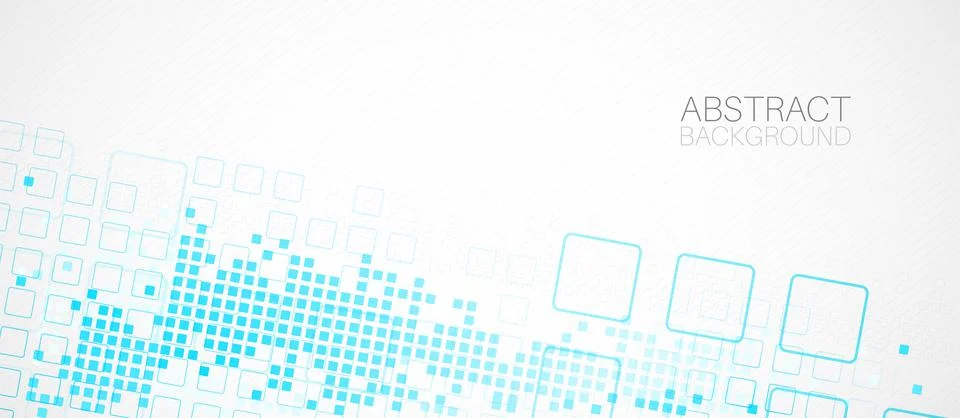 Abstract background with squares. Structure pattern technology backdrop. Vect 스톡 일러스트