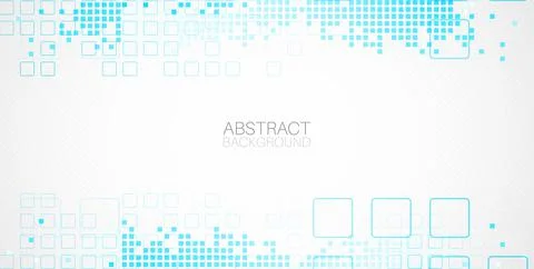 Abstract background with squares. Structure pattern technology backdrop. Vect イラスト素材