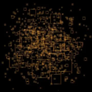 Abstract background with squares - vector illustration 스톡 일러스트