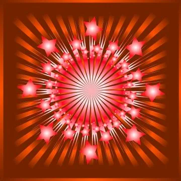 Abstract background star Stock Illustration