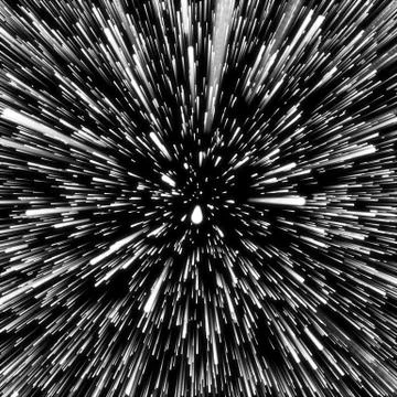 Abstract Background With Star Warp or Hyperspace. Abstract Exploding Effect 스톡 일러스트