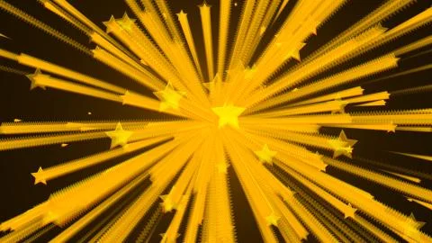 Abstract background with stars explosion Stock Illustration