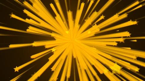 Abstract background with stars explosion Stock Illustration