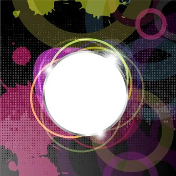 Abstract background with stars Stock Illustration