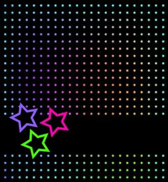 Abstract background with stars Stock Illustration