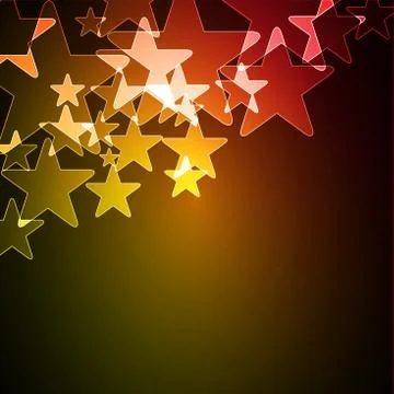 Abstract background with stars Stock Illustration