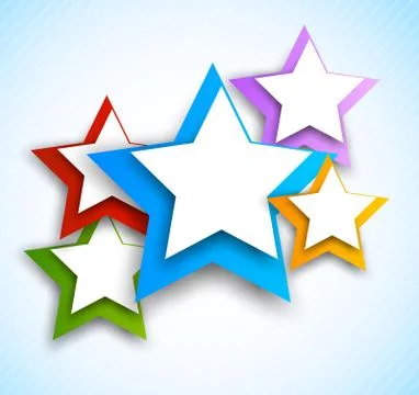 Abstract background with stars Stock Illustration