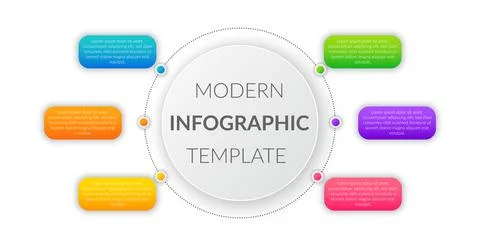 Abstract background with steps, parts, options, infographic template, way of Stock Illustration