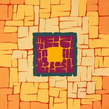 Abstract background with stone texture. Hand drawn illustration Stock Illustration