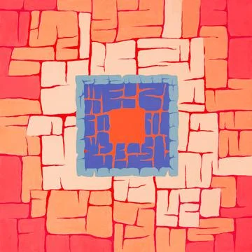 Abstract background with stone texture. Hand drawn illustration Stock Illustration