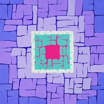 Abstract background with stone texture. Hand drawn illustration Stock Illustration