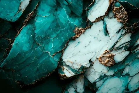 Abstract background of stone texture. Turquoise marble pattern Illustrazione stock