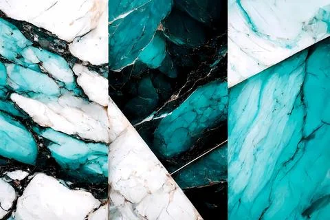 Abstract background of stone texture. Turquoise marble pattern Illustrazione stock