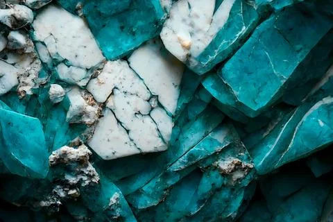 Abstract background of stone texture. Turquoise marble pattern Illustrazione stock