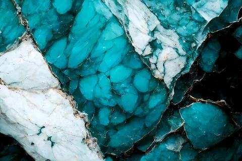 Abstract background of stone texture. Turquoise marble pattern Illustrazione stock