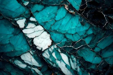 Abstract background of stone texture. Turquoise marble pattern Illustrazione stock