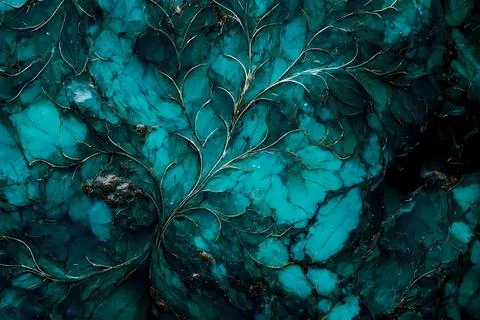 Abstract background of stone texture. Turquoise marble pattern Illustrazione stock