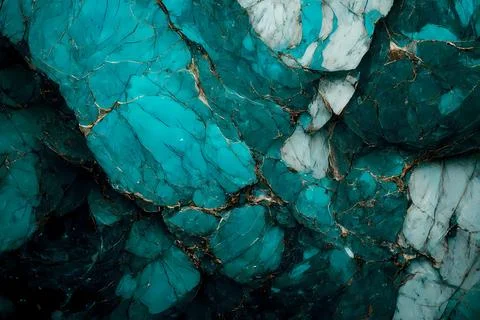 Abstract background of stone texture. Turquoise marble pattern Illustrazione stock
