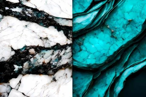 Abstract background of stone texture. Turquoise marble pattern Stock Illustration