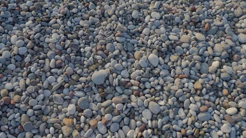 Abstract background with stones. Pebbles, coast Stock Footage 81653353