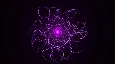 Abstract background with strings sphere 스톡 일러스트