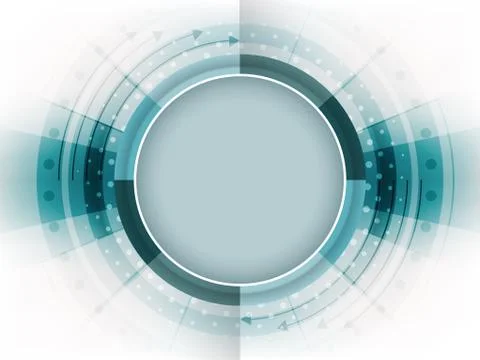 Abstract background with stripe for your text. Vector illustration with circu Stock Illustration