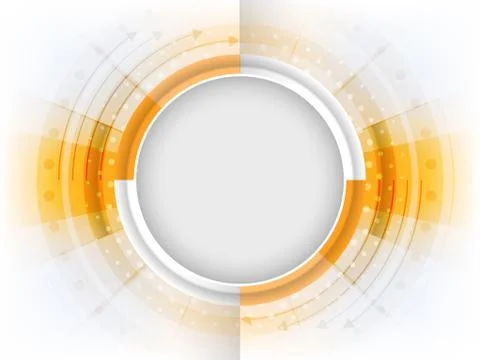 Abstract background with stripe for your text. Vector illustration with circu Stock Illustration