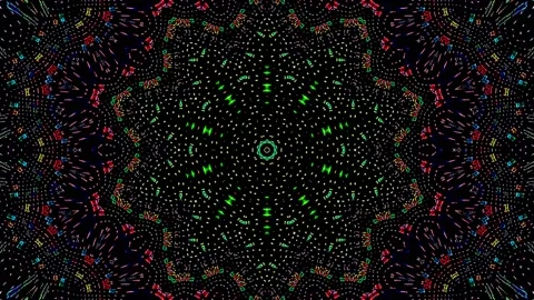 Abstract background stripes and with shining light dots.Animation with circles 動画素材 235911390