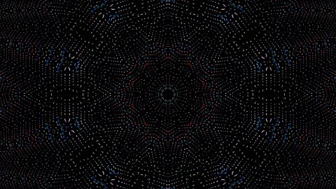 Abstract background stripes and with shining light dots.Animation with circles Stock Footage 235912567