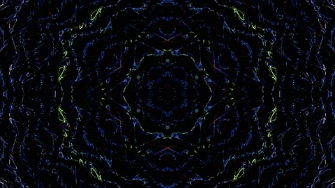 Abstract background stripes and with shining light dots.Animation with circles Stock Footage 236155000