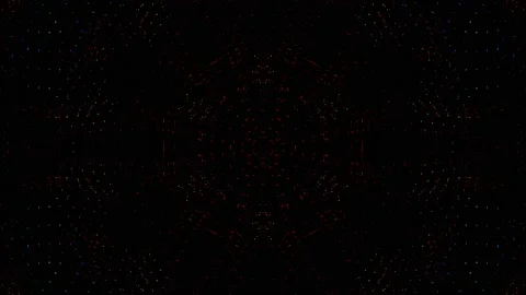 Abstract background stripes and with shining light dots.Animation with circles 스톡 동영상 236569547