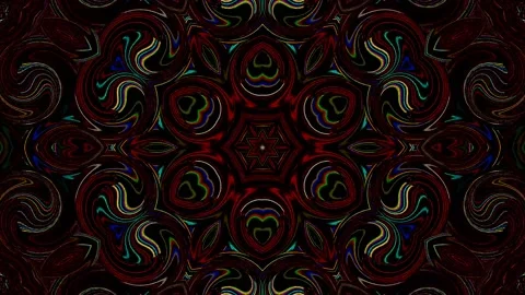 Abstract background stripes and with shining light dots.Animation with circles Video stock 237341549