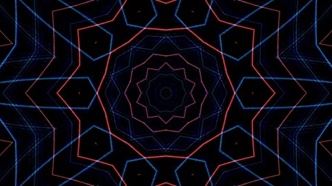 Abstract background stripes and with shining light dots.Animation with circles Video stock 248147810