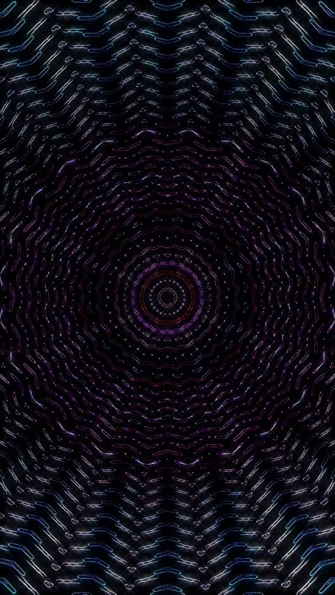 Abstract background stripes and with shining light dots.Animation with circles Stock Footage 256150650