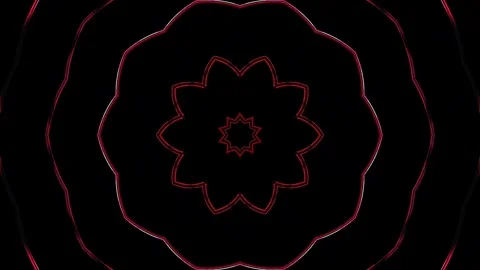 Abstract background stripes and with shining light dots.Animation with circles Stock-Footage 264094242