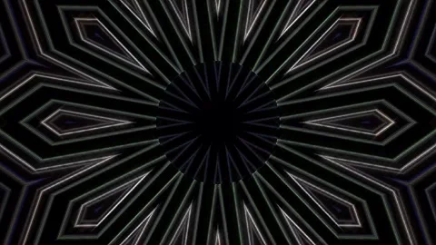 Abstract background stripes and with shining light dots.Animation with circles Video stock 295946832