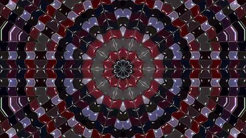 Abstract background stripes and with shining light dots.Animation with circles Video stock 305180950