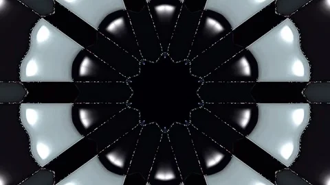 Abstract background stripes and with shining light dots.Animation with circles Video stock 307194009
