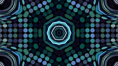 Abstract background stripes and with shining light dots.Animation with circles Stock Footage 309119450