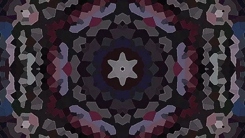 Abstract background stripes and with shining light dots.Animation with circles Video stock 309307941